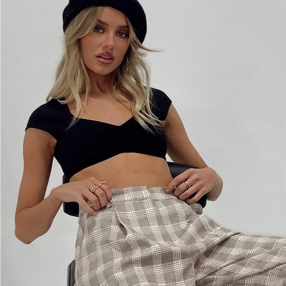 PRINCESS POLLY Desmond Top In Black